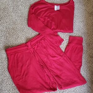 Joules Bright Pink Ribbed Top